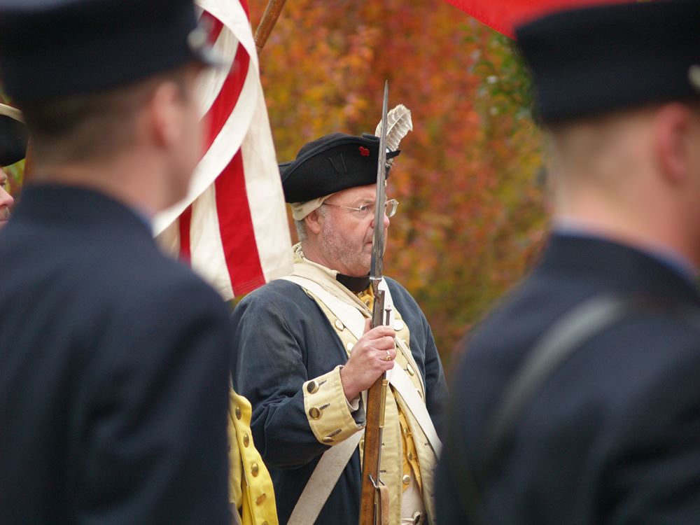 Militia in Revolutionary War Costume 3